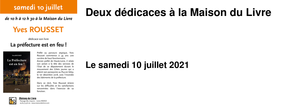 Deux d�dicaces � la Maison du Livre