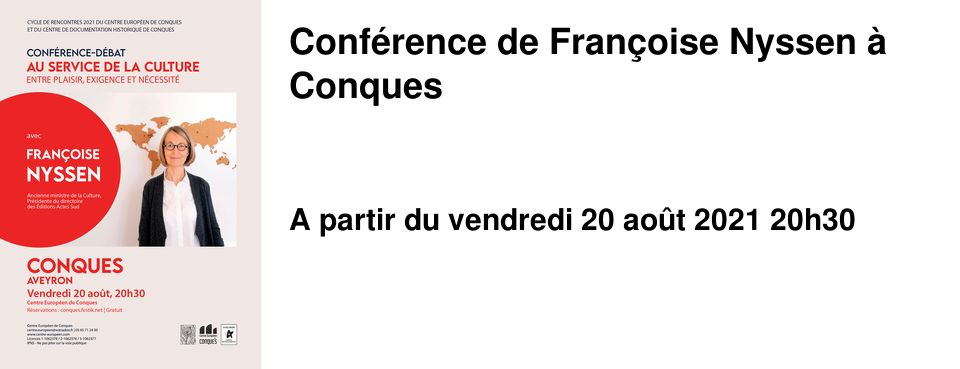 Conf�rence de Fran�oise Nyssen � Conques