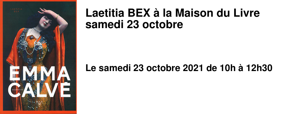 Laetitia BEX � la Maison du Livre samedi 23 octobre