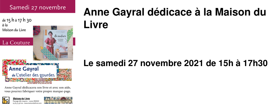 Anne Gayral d�dicace � la Maison du Livre