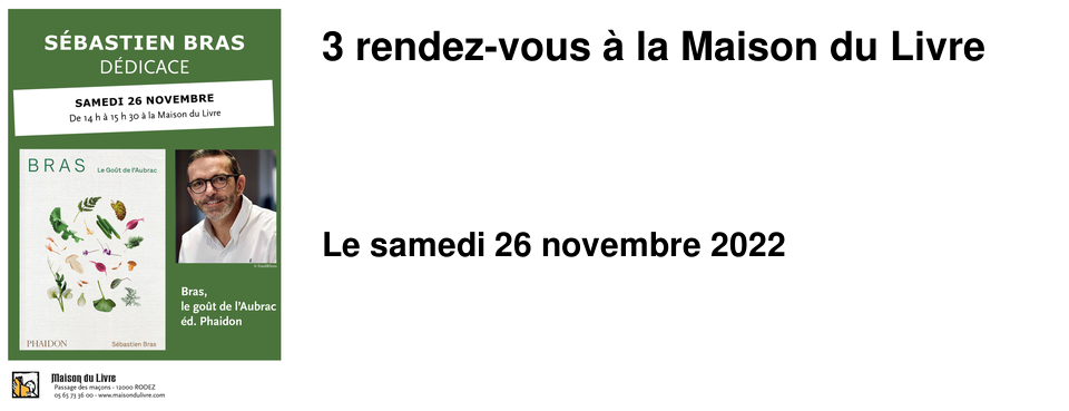 3 rendez-vous � la Maison du Livre