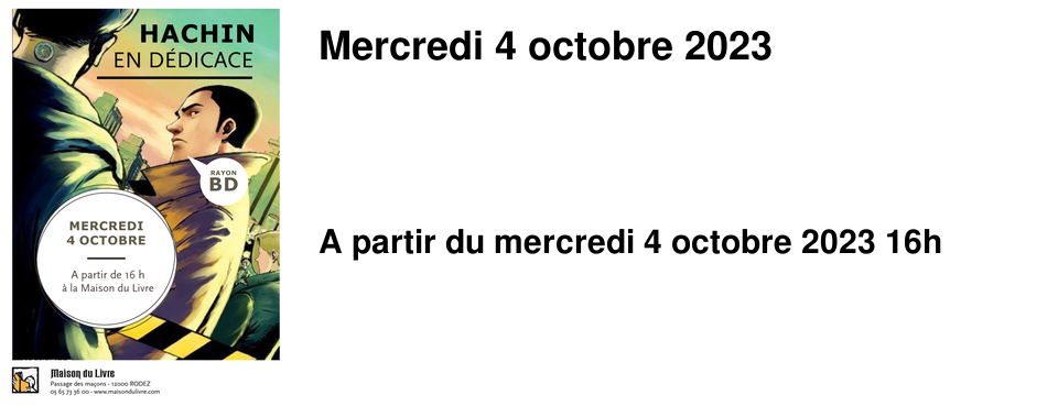 Mercredi 4 octobre 2023