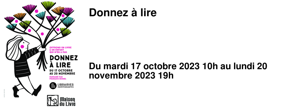 Donnez � lire