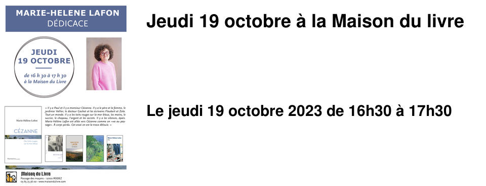 Jeudi 19 octobre � la Maison du livre