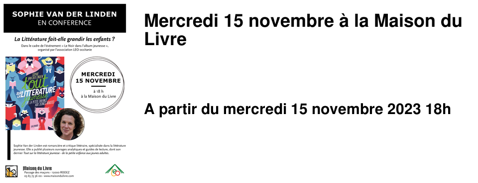 Mercredi 15 novembre � la Maison du Livre