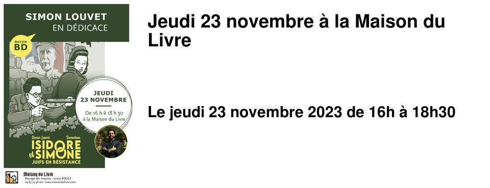 Jeudi 23 novembre � la Maison du Livre