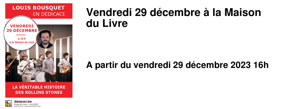 Vendredi 29 d�cembre � la Maison du Livre